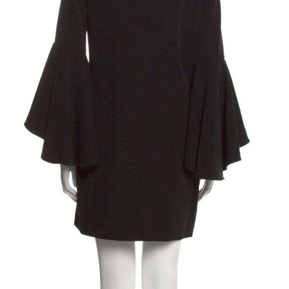 MILLY V Neck Mini Dress M (8) but fits like 4-6 - Picture 3 of 9